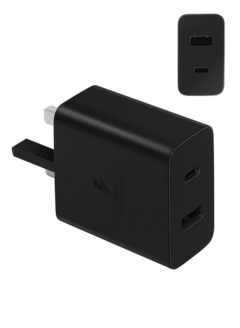 Chappeline CH2 45W Super Fast Phone Charger, Power Adapter with USB C Plug and Cable - Black - Image 1